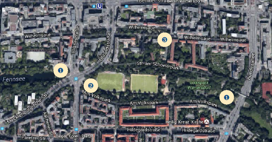 Luftbild mit Planungsproblemen